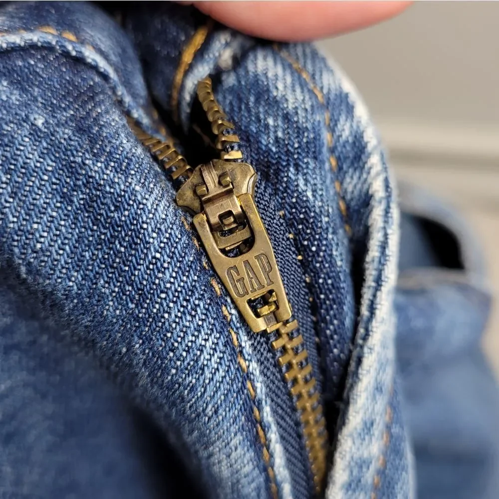 VINTAGE 90s/Y2K GAP‎ easy fit medium wash baggy denim jeans 36x30